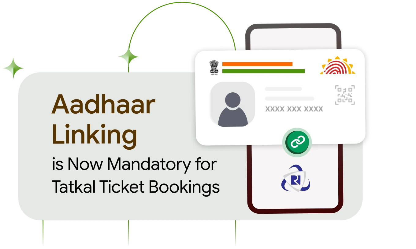 Irctc Aadhaar Linking Banner