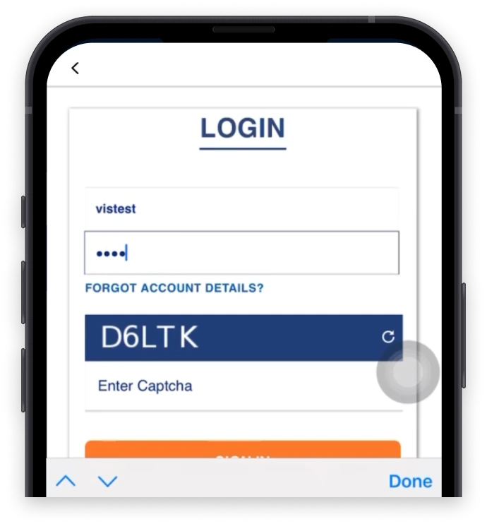 Enter IRCTC login details