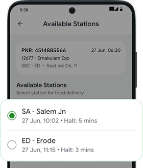 Choose your delivery station
